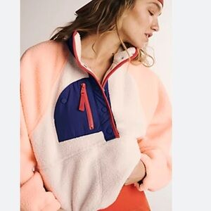 FP- hit the slopes colorblock pullover !